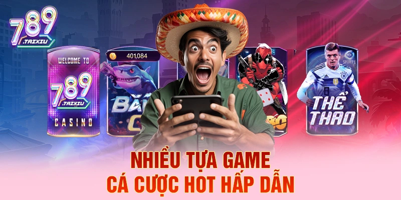 Nhiều trò chơi cá cược hấp dẫn tại 88vin